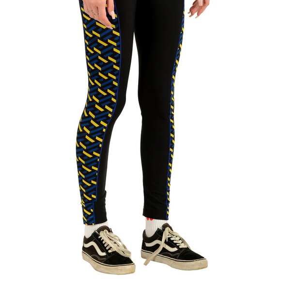 Versace Women's Multi-Color Active Pants Leggings Versace sz 1 US XS IT 38 - Picture 2 of 6